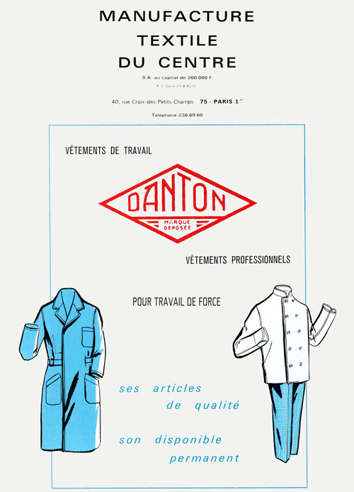 Danton advertisement, 1960s