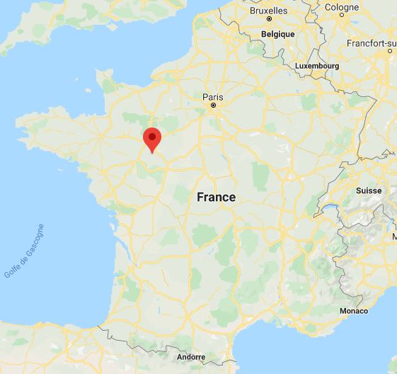 Usine France - carte
